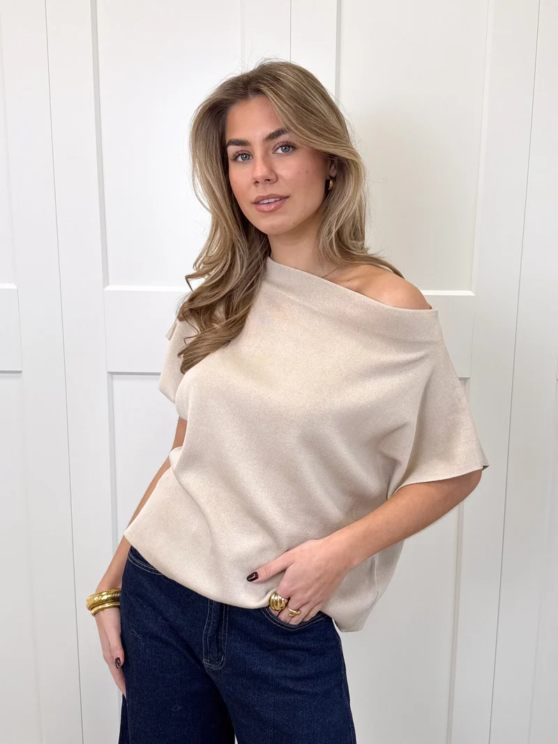 Ally top beige