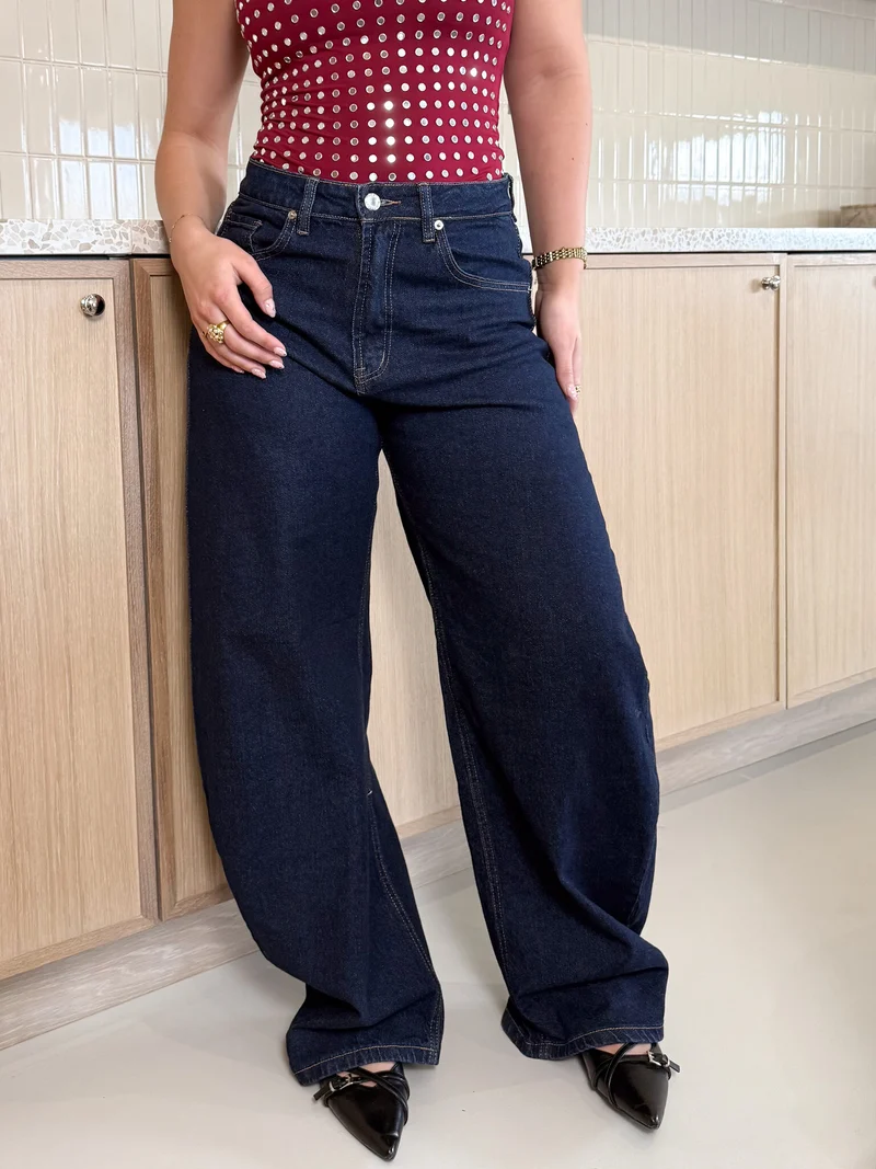 Jeans Lina donkerblauw