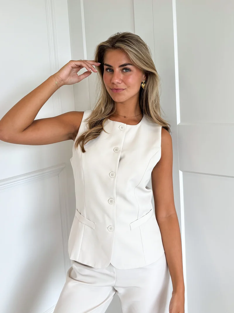 Gilet Layla beige