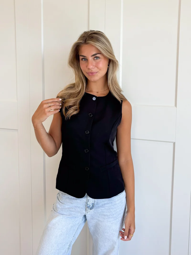 Gilet Layla zwart