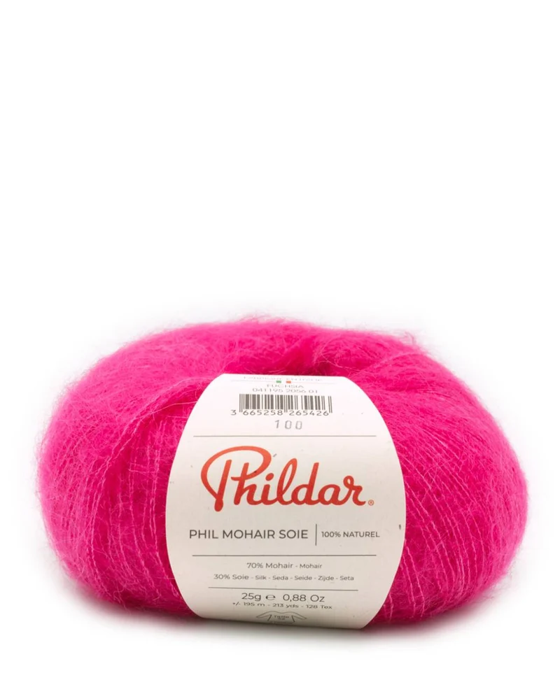 Phil Mohair Soie 2056 Fuchsia