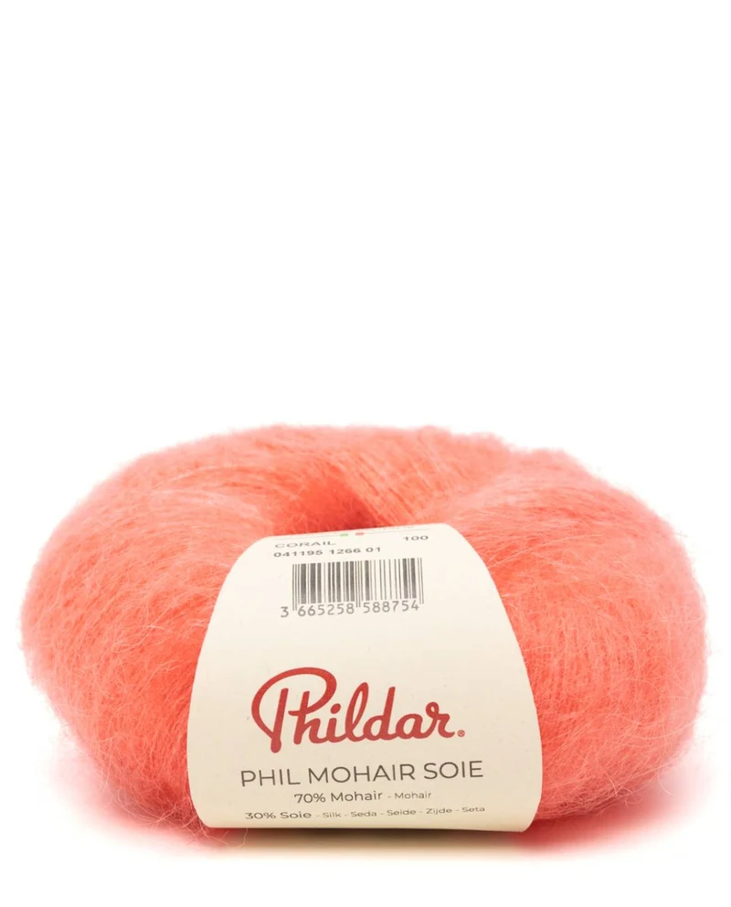 Phil Mohair Soie 1266 Koraal