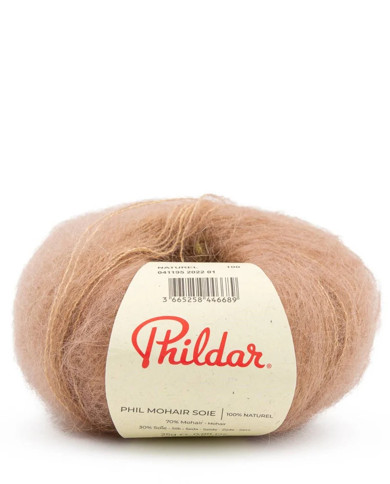 Phil Mohair Soie 2022 Naturel