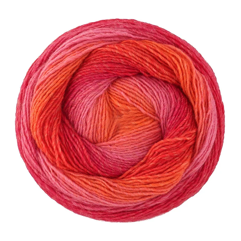 Lana Grossa Gomitolo Versione 463 Fuchsia/Roze/Tomaat/Rood