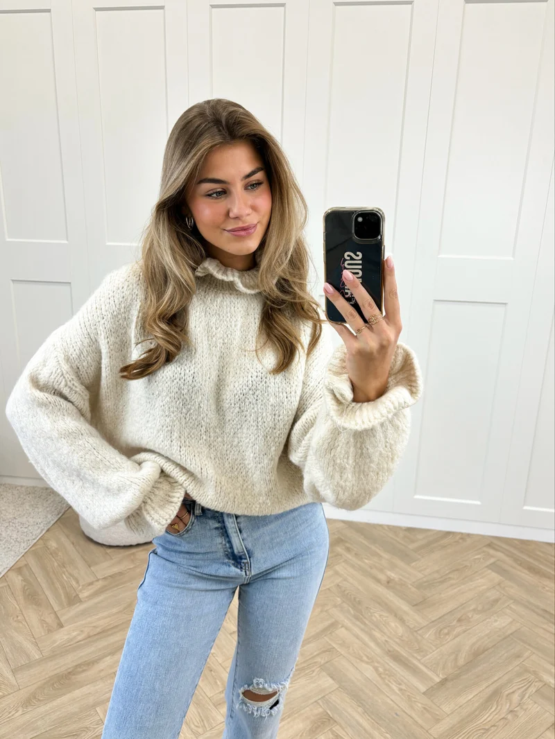Trui Brianna licht beige
