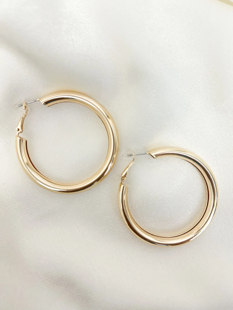 Earring Hoops goud