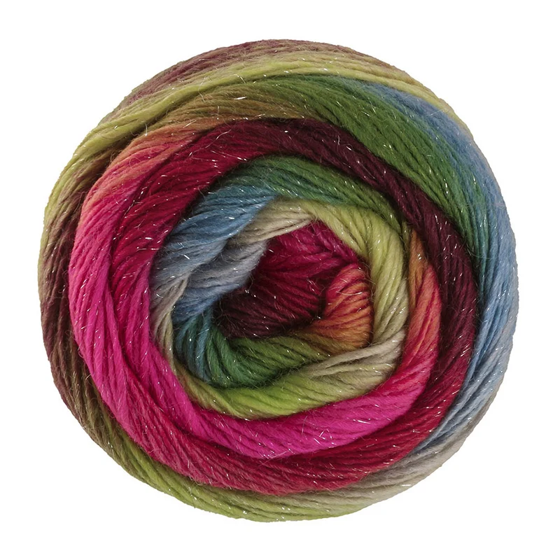 Lana Grossa Meilenweit 100 Color Mix Sparks 7611 Braam/Rood/Lichtrood/Pistache/Petrol/Groen/Limoen/Pastelgroen/Beige