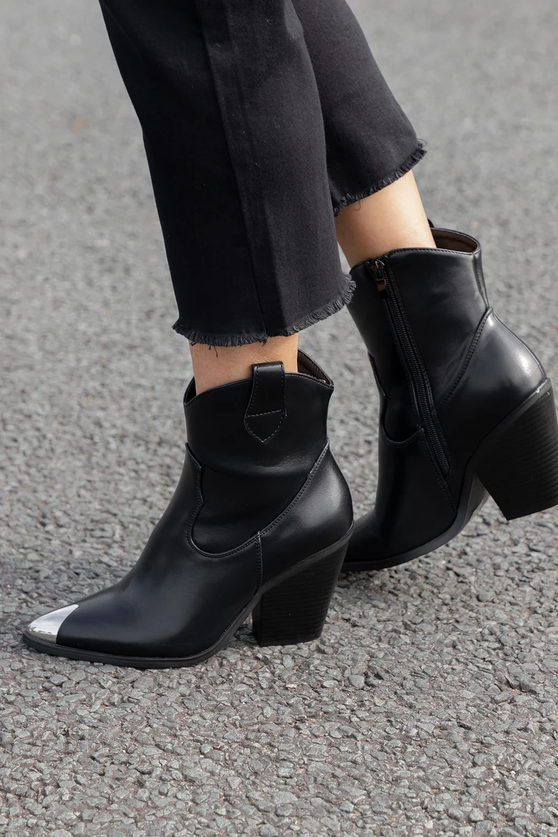 Cowboy boots Sally zwart