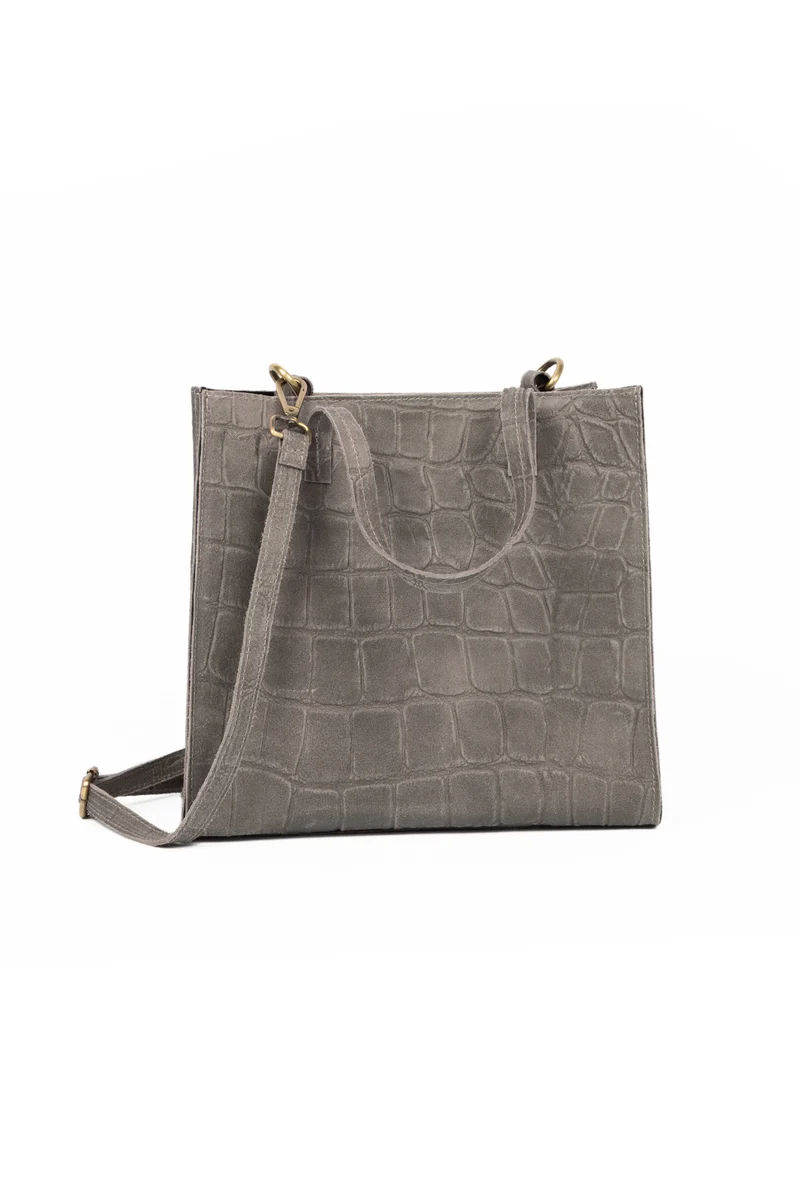 Croco tas groen