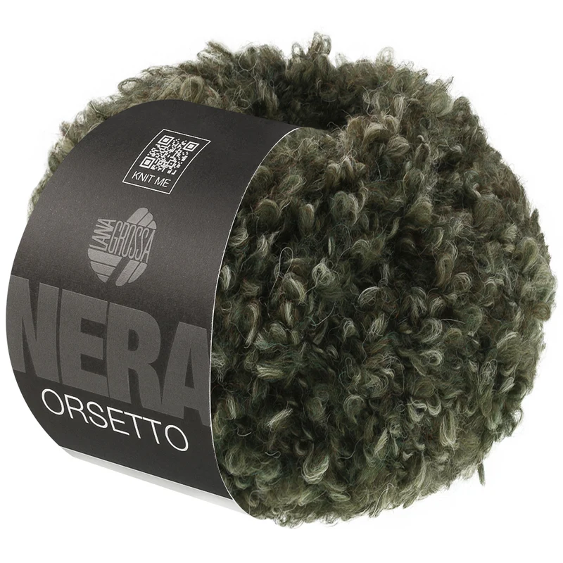 Lana Grossa Orsetto 108 Bos/Grijsgroen