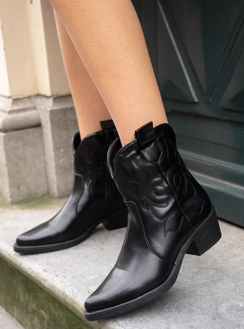 Cowboy laars Milano zwart