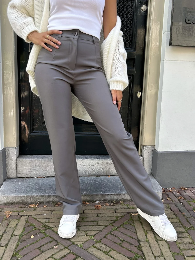 Pantalon Esther grijs