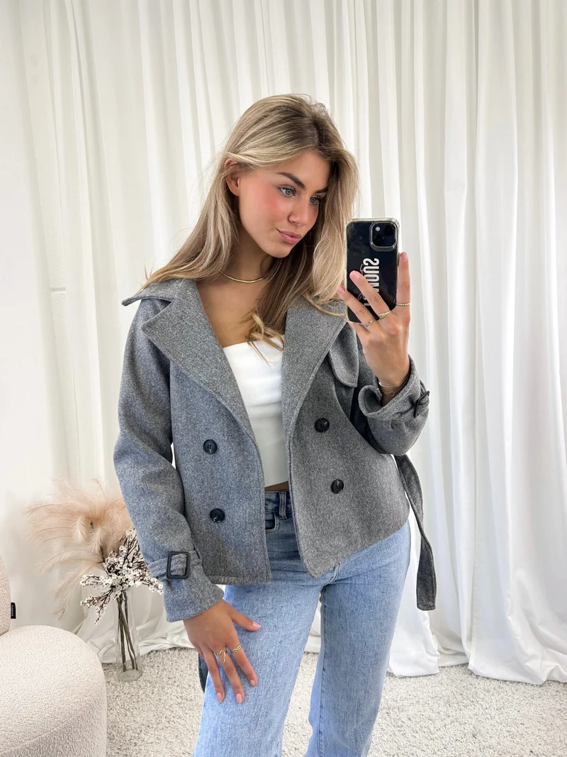 My perfect coat grijs