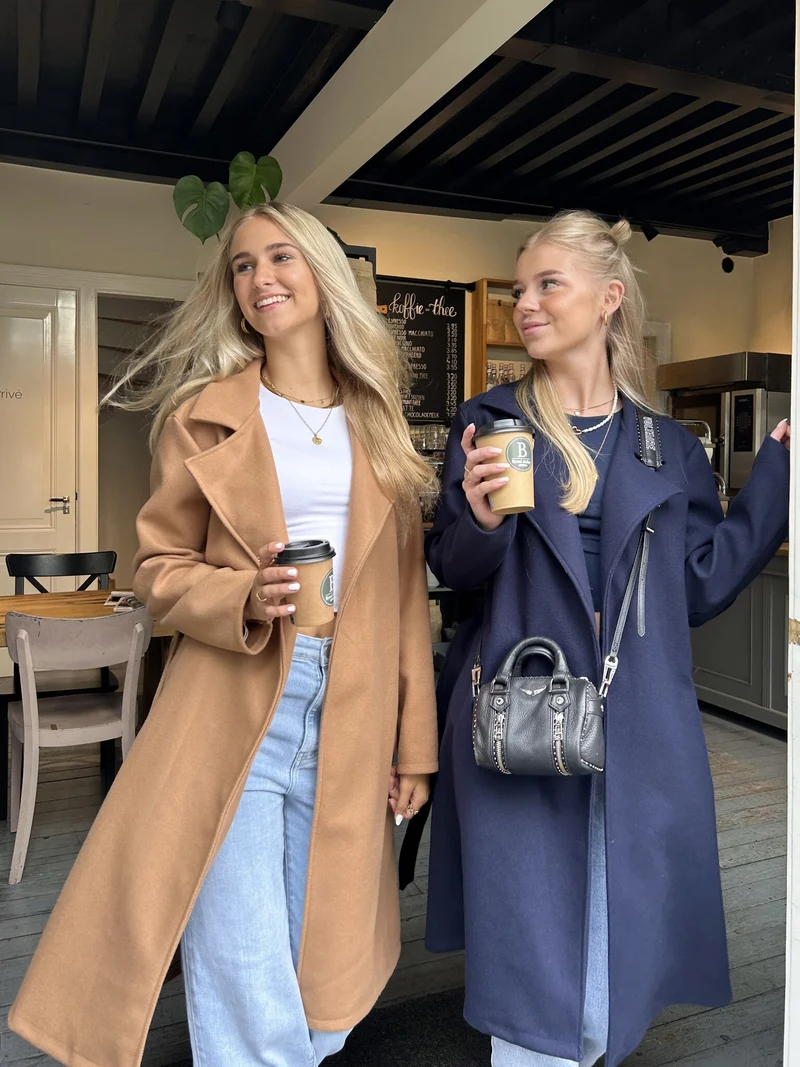 Coat Lisa marineblauw