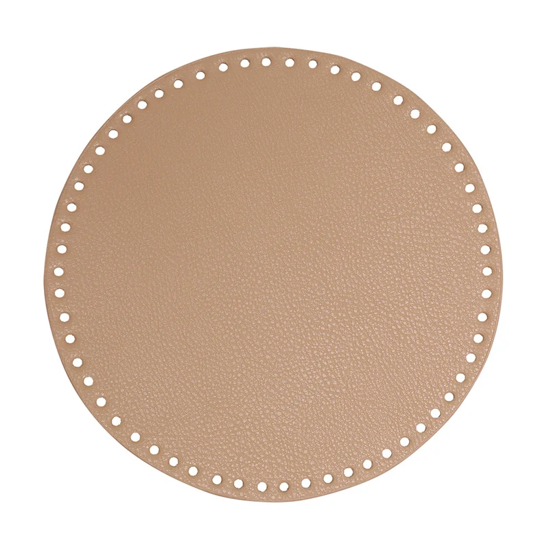 Go Handmade PU Leren Bodem Ø 25cm Apricot