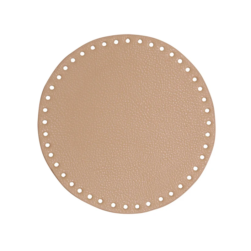 Go Handmade PU Leren Bodem Ø 20cm Apricot