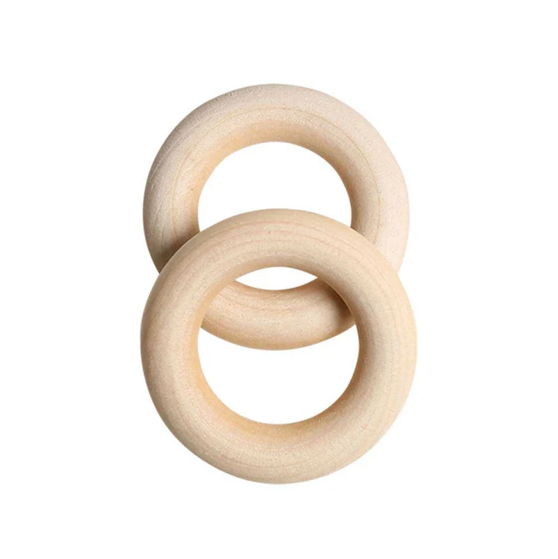 Go Handmade Houten Ringen Ø 45 mm (2 stuks)