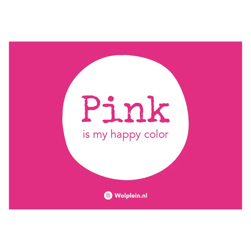 Pink Label Ansichtkaart