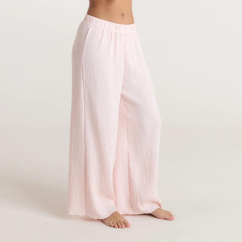 Crinkle Pyjamabroek - Roze