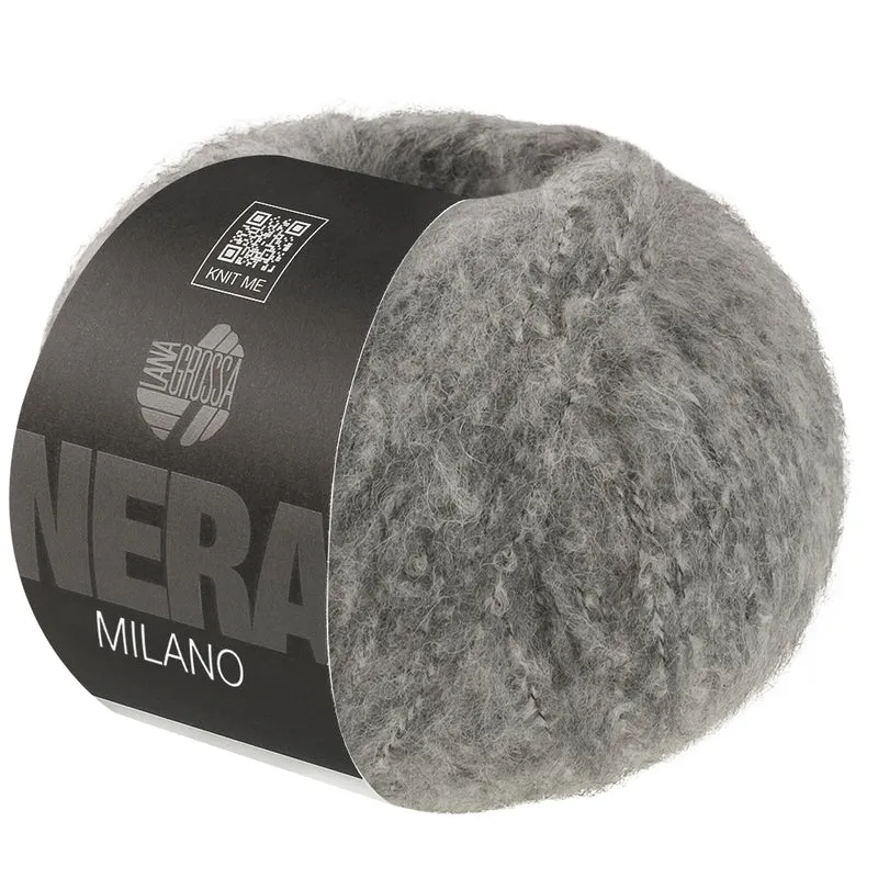 Lana Grossa Milano 001 Grijs gemêleerd