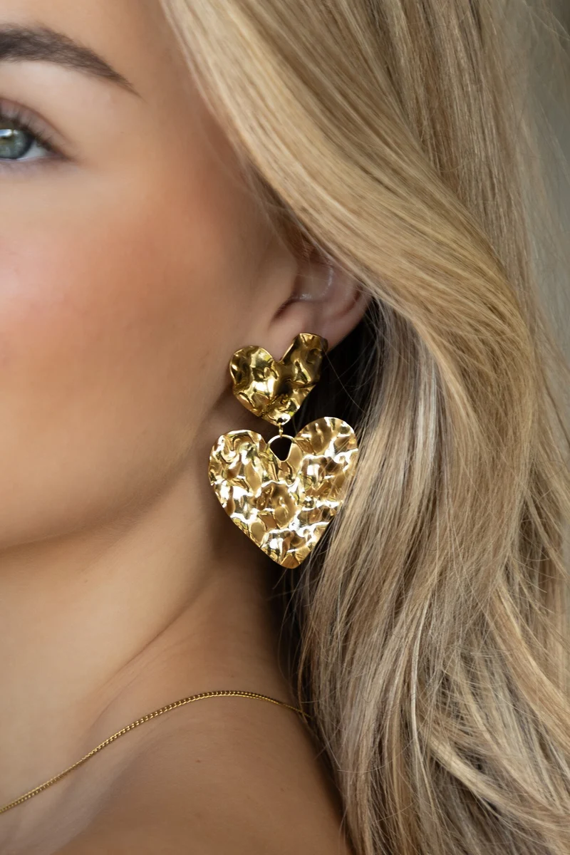Oorbel Amoré gouden