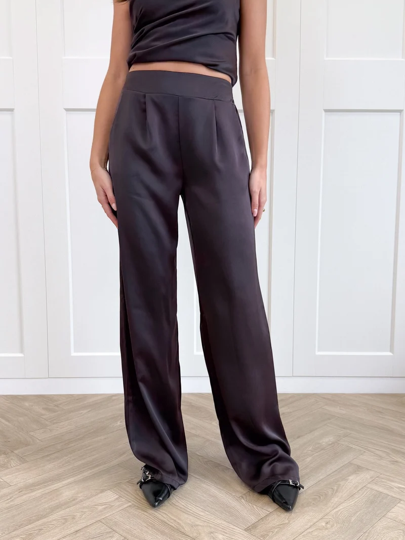 Satin broek Jente bruin