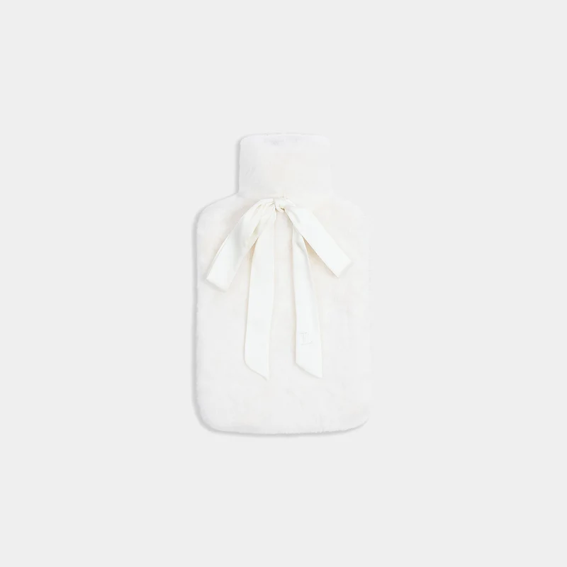 Faux Fur Warmwaterkruik - Ivoor
