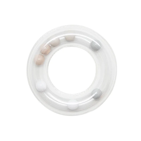 Go Handmade Rammelring Grijs 63mm