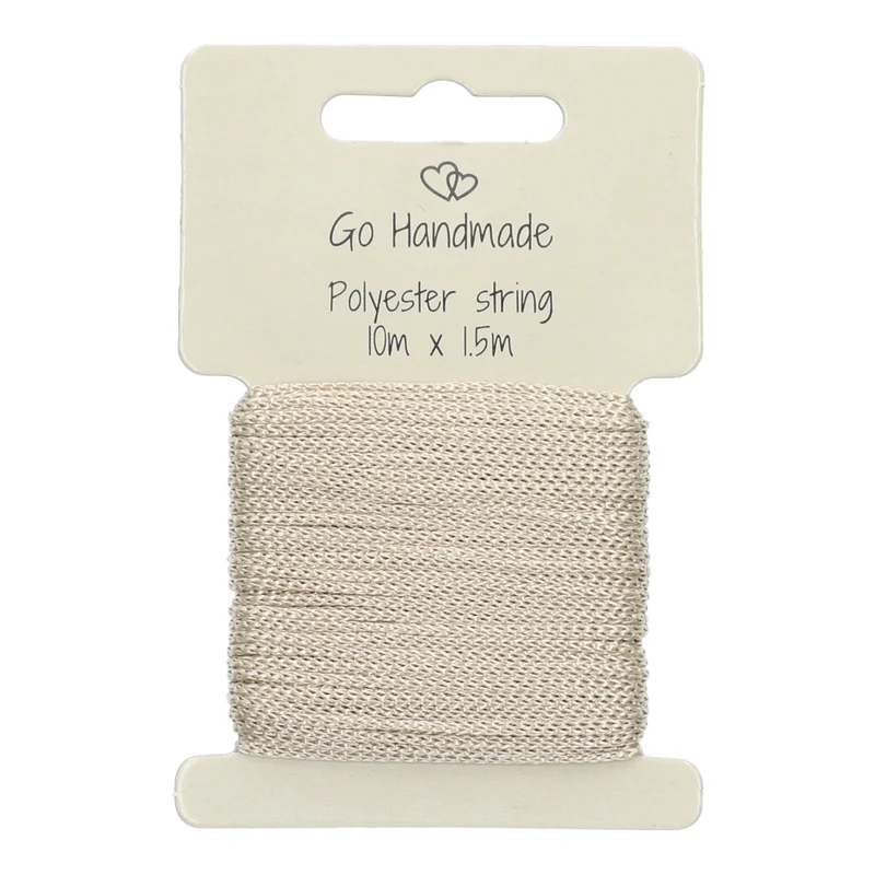 Go Handmade Polyester Koord 2 Beige