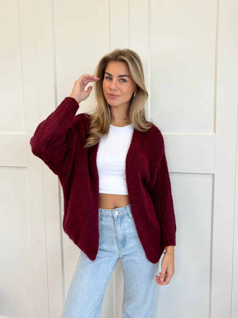 Vest Chiara bordeaux