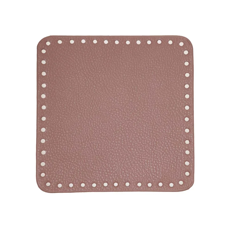 Go Handmade PU Leren Bodem 18x18cm Lavendel