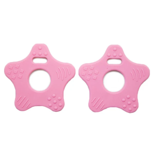 Go Handmade Sterren Bijtringen 22 Babyroze