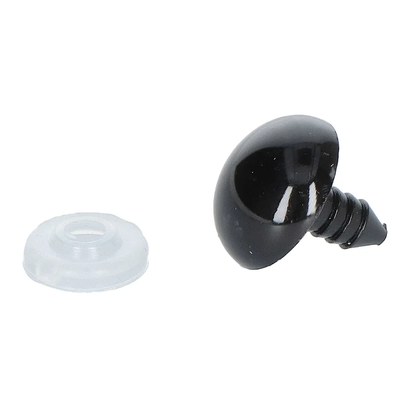 Go Handmade Veiligheidsogen Zwart 10 mm (10 stuks)