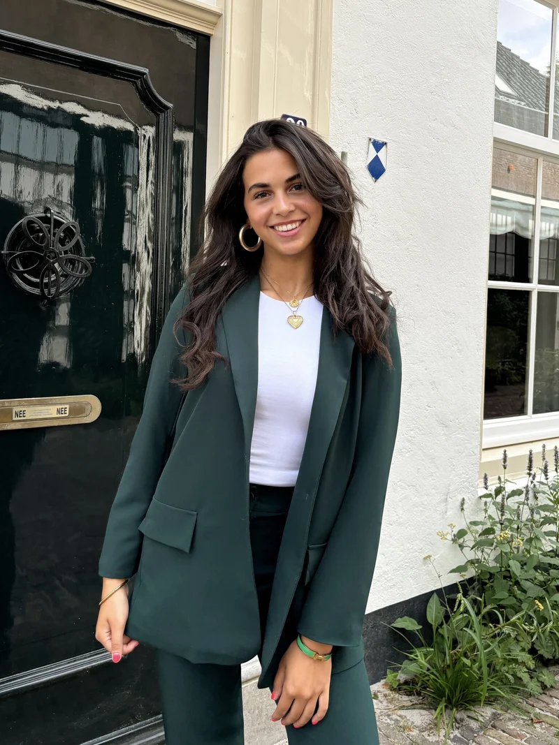 Blazer Esther donker groen