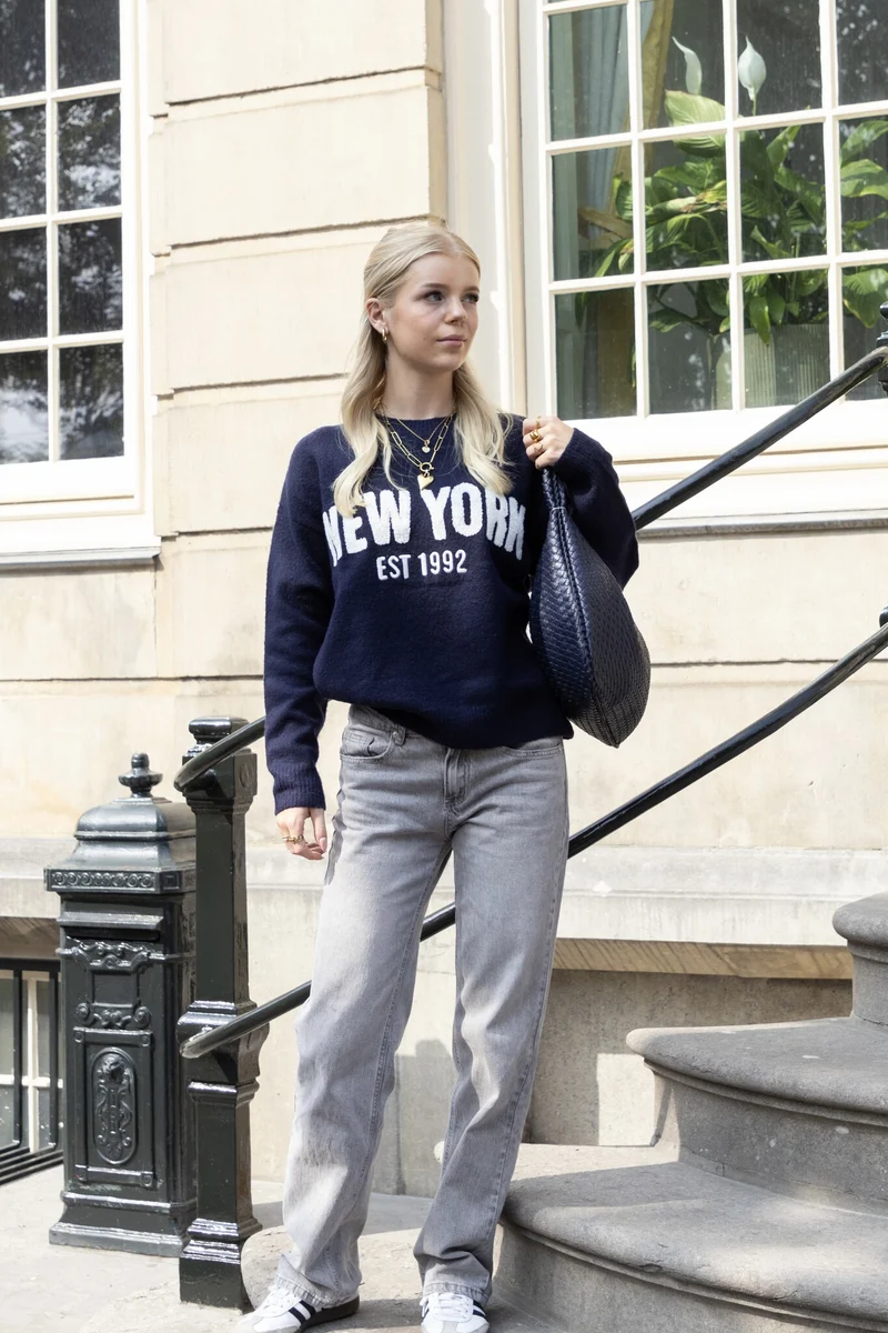 Trui New York 1992 navy