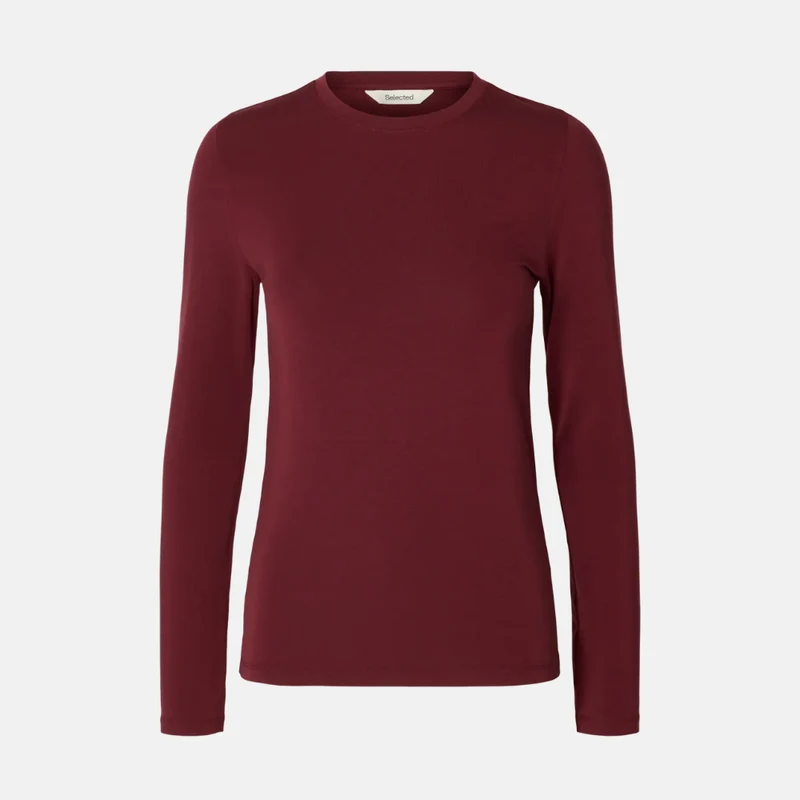 SLFMANJA LS O-NECK NOOS