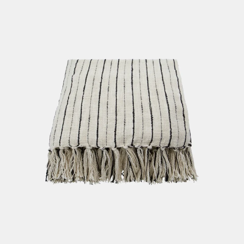 Plaid Lines, Zwart/Off-White