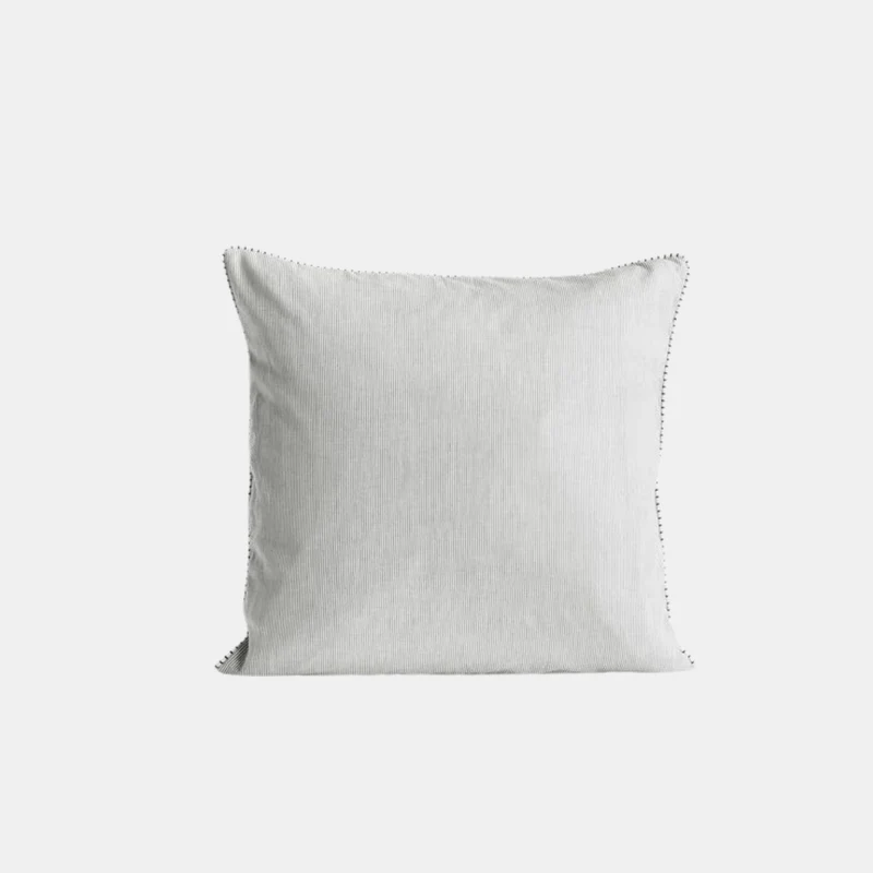 Kussenhoes Viva Piping Black S | 50x50cm