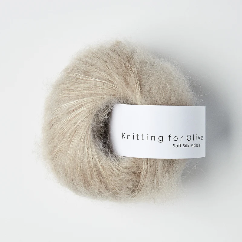Knitting for Olive Soft Silk Mohair - Oatmeal