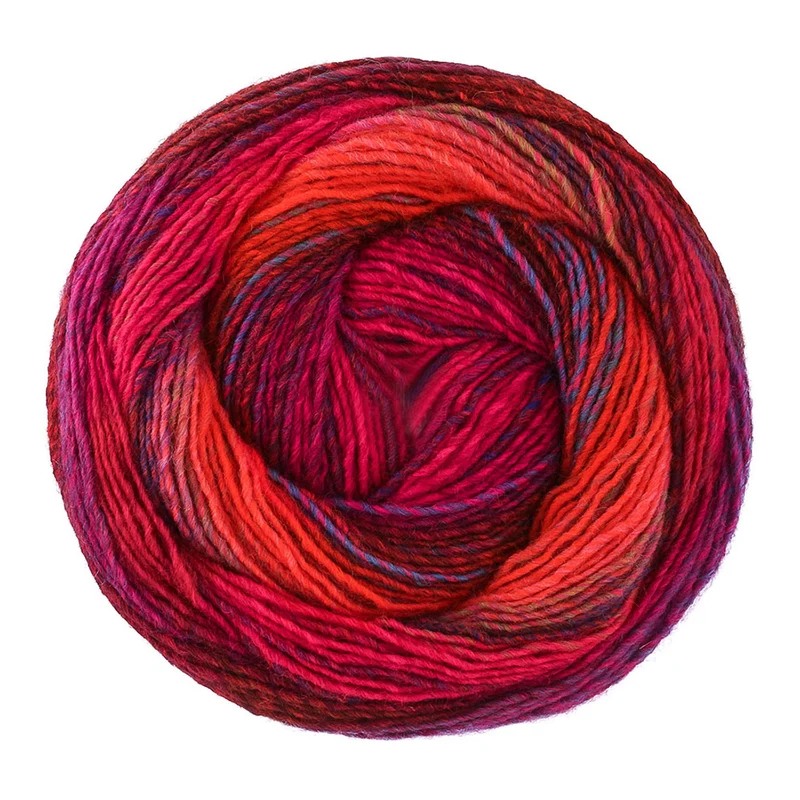 Lana Grossa Gomitolo Modo 626 Vuurrood/Rood/Donkerrood/Blauwrood/Bordeaux/Beigerood/Donkerblauw/Grijsrood