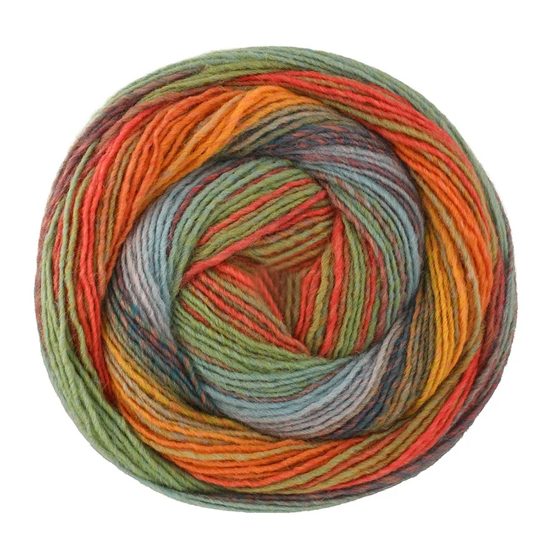 Lana Grossa Gomitolo Modo 625 Grijsrood/Rood/Oranje/Saffraangeel/Kaki/Lichtgrijs/Grijsblauw/Grijsgroen/Olijf