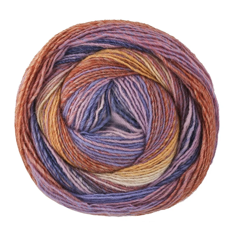 Lana Grossa Gomitolo Modo 621 Mauve/Lila/Blauw/Donkerblauw/Rozenhout/Beige/Oker/Nougat/Bruin/Blauwgrijs/Licht-/Donkergrijs