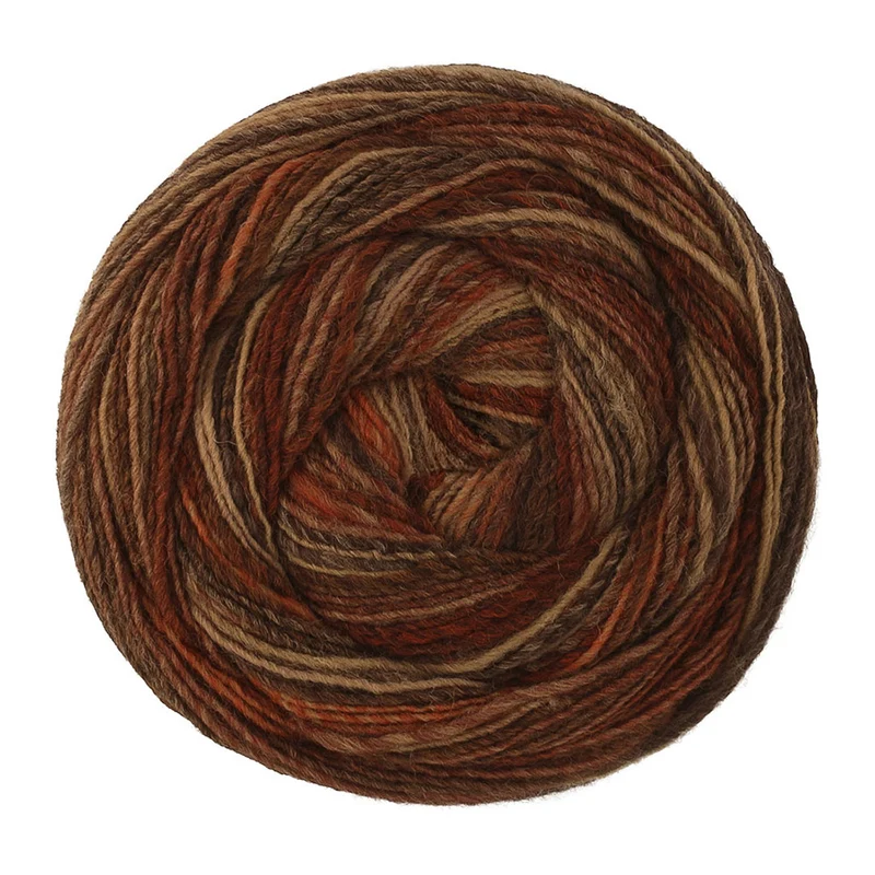 Lana Grossa Gomitolo Disegno 525 Bordeaux/Beige/Roest/Taupe/Donker-/Grijs-/Zwartbruin