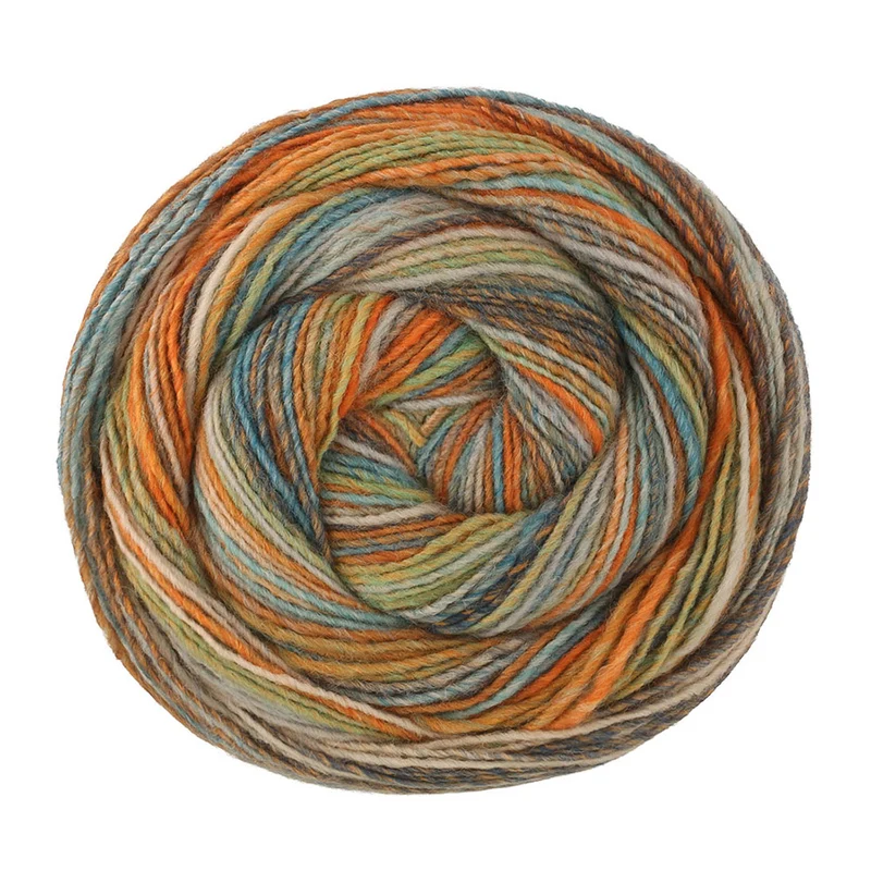 Lana Grossa Gomitolo Disegno 522 Olijf/Beige/Oker/Donker-/Lichtgrijs/Turquoise/Oranje/Mint