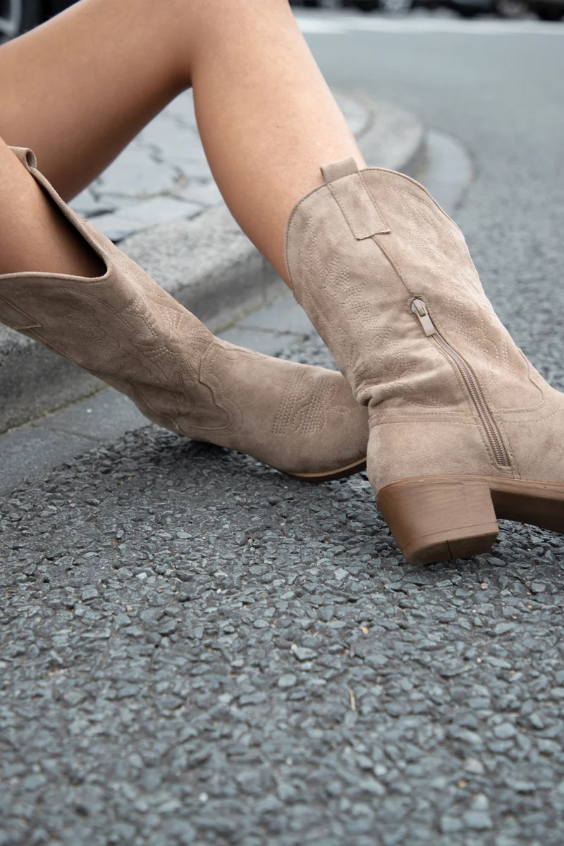 Cowboy laars Lana beige
