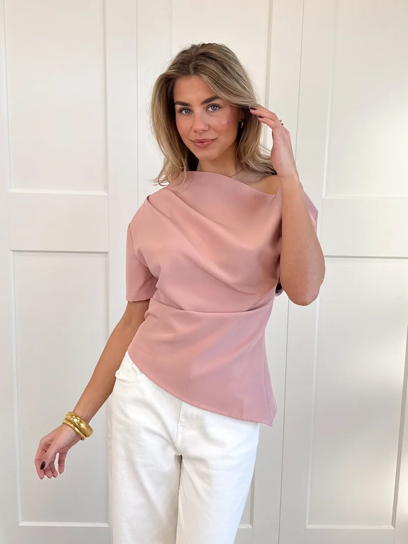 Top off shoulder Candice roze