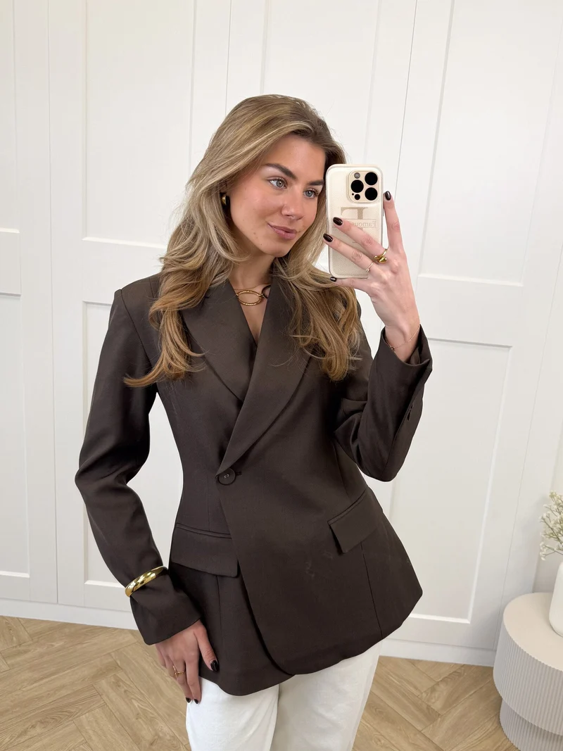 Blazer Rose bruin