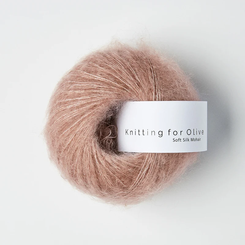 Knitting for Olive Soft Silk Mohair - Rose Clay