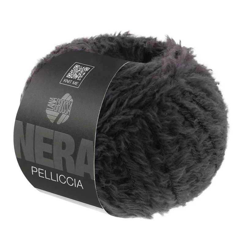 Lana Grossa Pelliccia 007 Donkergrijs