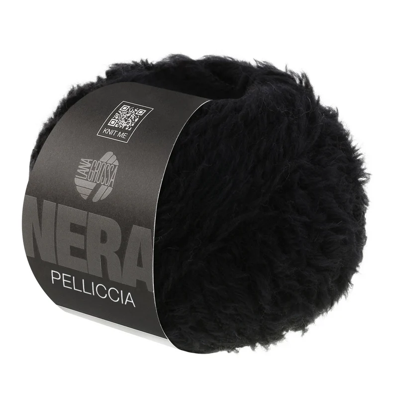 Lana Grossa Pelliccia 006 Zwart